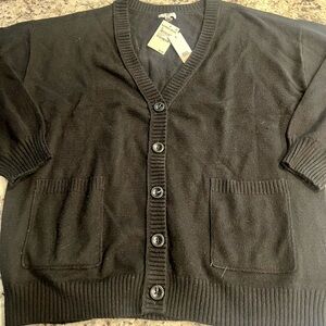 BP Black Women's Cardigan Sweater